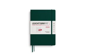 LEUCHTTURM WEEKLY PLANNER 2025 & NB A5 HC 12 MONTHS FOREST GREEN 370740